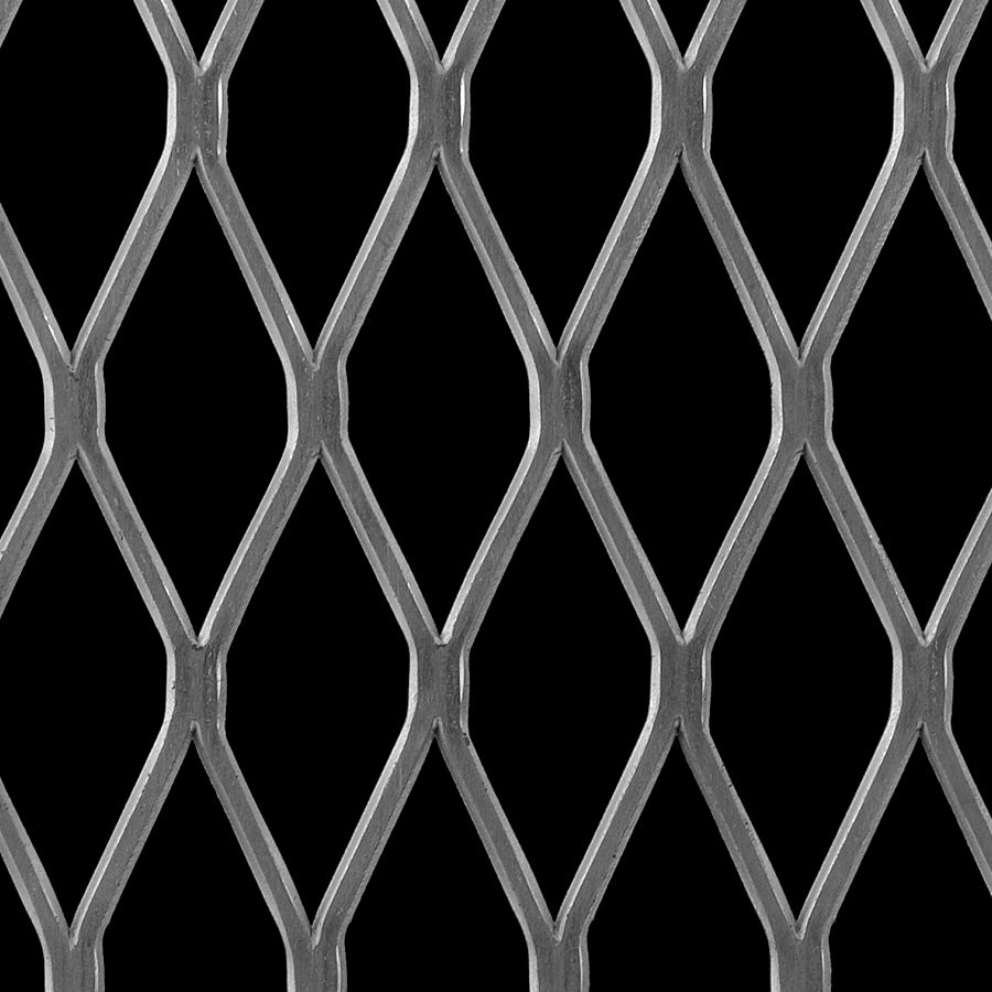 McNICHOLS® Expanded Metal Flattened, Carbon Steel, Hot Rolled, 1-1/2" No. 9 Flattened, 80% Open Area McNICHOLS® Expanded Metal Flattened, Carbon Steel, Hot Rolled, 1-1/2" No. 9 Flattened, 80% Open Area