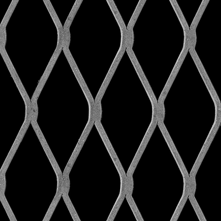 McNICHOLS® Expanded Metal Flattened, Carbon Steel, Hot Rolled, 1-1/2" No. 13 Flattened, 85% Open Area McNICHOLS® Expanded Metal Flattened, Carbon Steel, Hot Rolled, 1-1/2" No. 13 Flattened, 85% Open Area