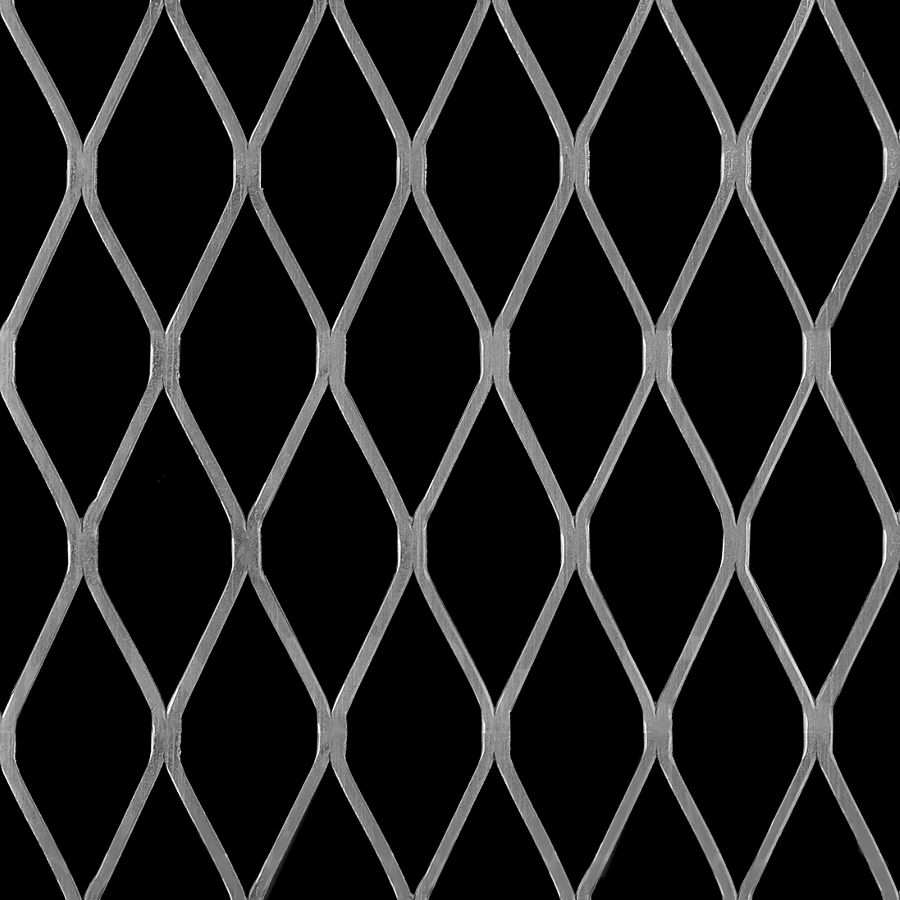 McNICHOLS® Expanded Metal Flattened, Carbon Steel, Cold Rolled, 1-1/2" No. 16 Flattened, 85% Open Area McNICHOLS® Expanded Metal Flattened, Carbon Steel, Cold Rolled, 1-1/2" No. 16 Flattened, 85% Open Area
