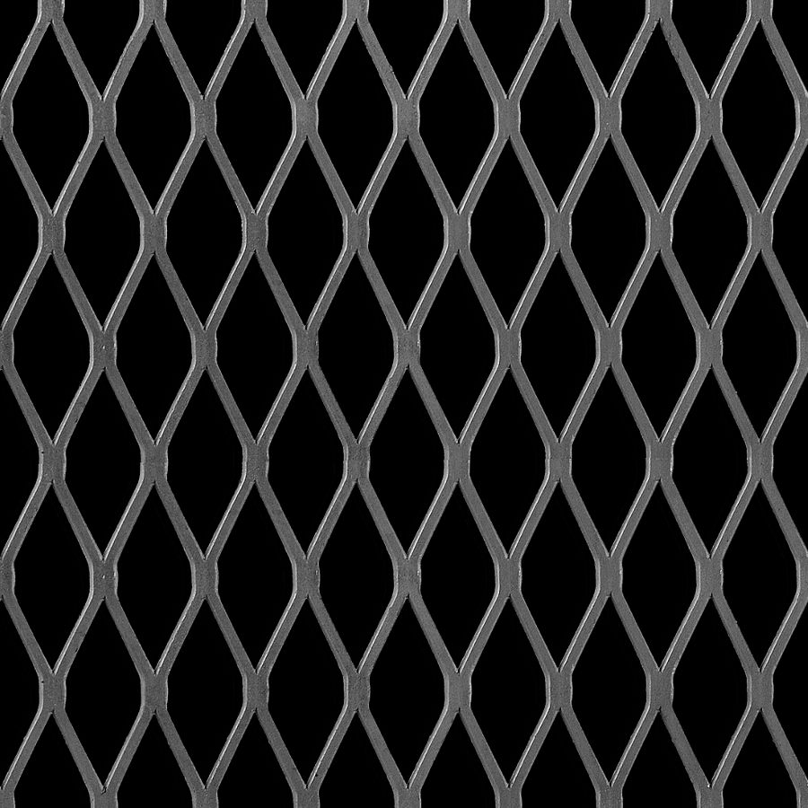 McNICHOLS® Expanded Metal Flattened, Carbon Steel, Hot Rolled, 3/4" No. 13 Flattened, 81% Open Area McNICHOLS® Expanded Metal Flattened, Carbon Steel, Hot Rolled, 3/4" No. 13 Flattened, 81% Open Area