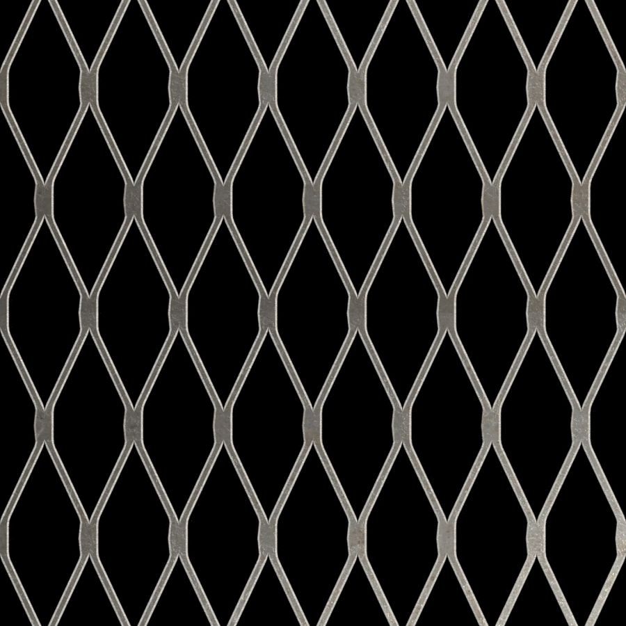 McNICHOLS® Expanded Metal Flattened, Carbon Steel, Cold Rolled, 1" No. 16 Flattened, 80% Open Area McNICHOLS® Expanded Metal Flattened, Carbon Steel, Cold Rolled, 1" No. 16 Flattened, 80% Open Area