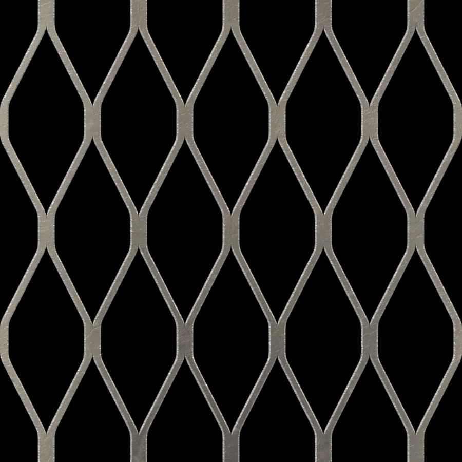 McNICHOLS® Expanded Metal Flattened, Carbon Steel, Cold Rolled, 1-1/2" No. 16 Flattened, 82% Open Area McNICHOLS® Expanded Metal Flattened, Carbon Steel, Cold Rolled, 1-1/2" No. 16 Flattened, 82% Open Area