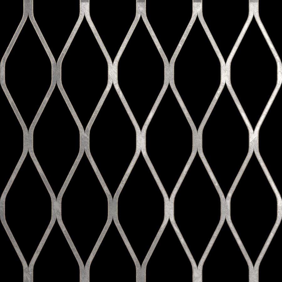 McNICHOLS® Expanded Metal Flattened, Stainless Steel, Type 304, 1-1/2" No. 16 Flattened, 84% Open Area McNICHOLS® Expanded Metal Flattened, Stainless Steel, Type 304, 1-1/2" No. 16 Flattened, 84% Open Area