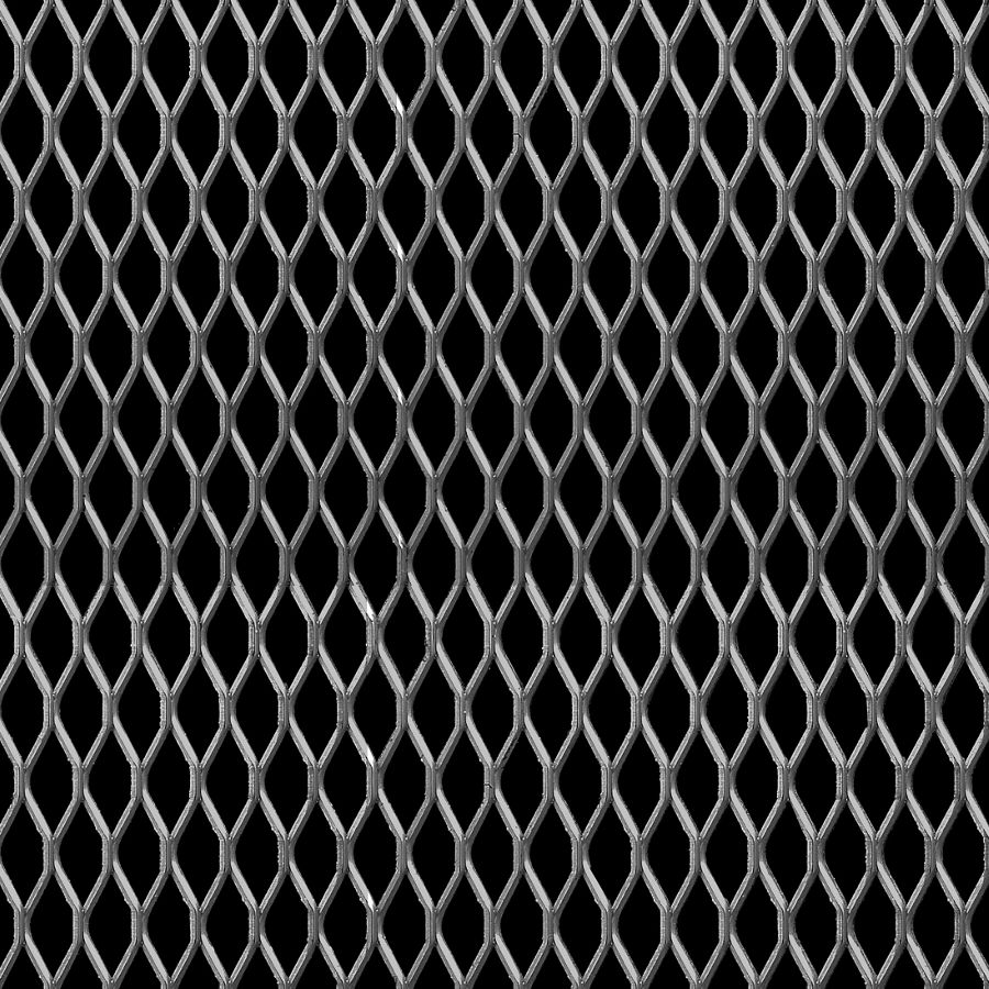 McNICHOLS® Expanded Metal Standard, Carbon Steel, Cold Rolled, 1/2" No. 16 Standard (Raised), 70% Open Area McNICHOLS® Expanded Metal Standard, Carbon Steel, Cold Rolled, 1/2" No. 16 Standard (Raised), 70% Open Area