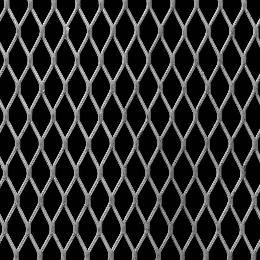 McNICHOLS® Expanded Metal Standard, Carbon Steel, Cold Rolled, 1/2" No. 18 Standard (Raised), 70% Open Area McNICHOLS® Expanded Metal Standard, Carbon Steel, Cold Rolled, 1/2" No. 18 Standard (Raised), 70% Open Area