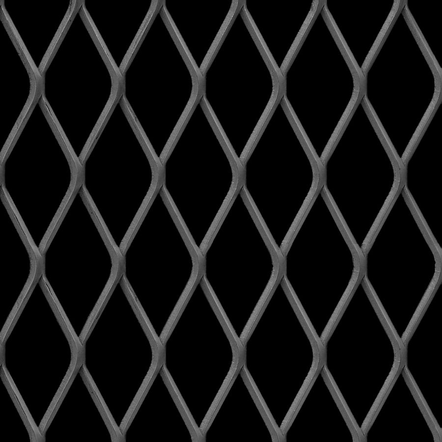 McNICHOLS® Expanded Metal Standard, Carbon Steel, Hot Rolled, 1-1/2" No. 9 Standard (Raised), 80% Open Area McNICHOLS® Expanded Metal Standard, Carbon Steel, Hot Rolled, 1-1/2" No. 9 Standard (Raised), 80% Open Area