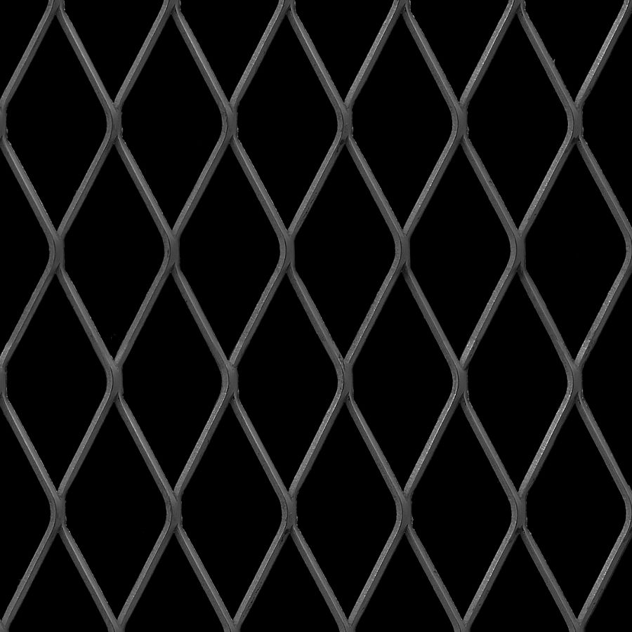 McNICHOLS® Expanded Metal Standard, Carbon Steel, Hot Rolled, 1-1/2" No. 13 Standard (Raised), 85% Open Area McNICHOLS® Expanded Metal Standard, Carbon Steel, Hot Rolled, 1-1/2" No. 13 Standard (Raised), 85% Open Area