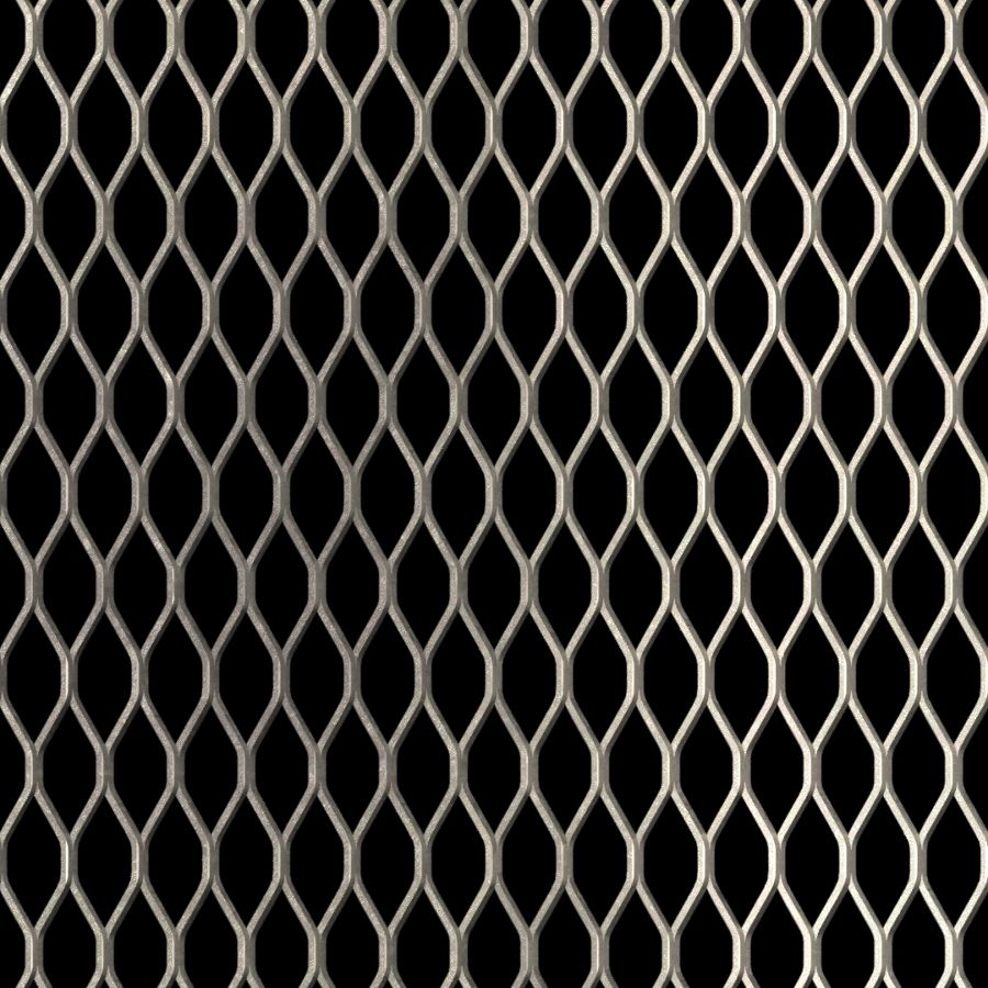 McNICHOLS® Expanded Metal Standard, Carbon Steel, Cold Rolled, 1/2" No. 18 Standard (Raised), 65% Open Area McNICHOLS® Expanded Metal Standard, Carbon Steel, Cold Rolled, 1/2" No. 18 Standard (Raised), 65% Open Area