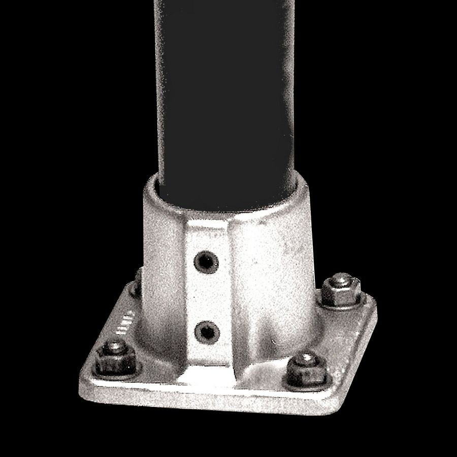 McNICHOLS® Handrail Components Slip-On, Flange, Fixed Base, Aluminum, Aluminum Alloy, No. 45 Base Flange, 1.680" Inside Diameter, Fits 1-1/4" Round Pipe with a 1.660" Outside Diameter McNICHOLS® Handrail Components Slip-On, Flange, Fixed Base, Aluminum, Aluminum Alloy, No. 45 Base Flange, 1.680" Inside Diameter, Fits 1-1/4" Round Pipe with a 1.660" Outside Diameter