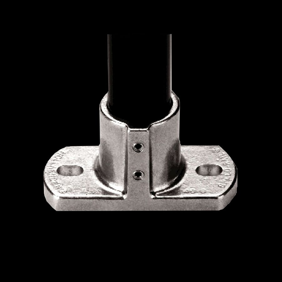 McNICHOLS® Handrail Components Slip-On, Flange, Fixed Base, Aluminum, Aluminum Alloy, No. 46 Base Flange, 1.930" Inside Diameter, Fits 1-1/2" Round Pipe with a 1.900" Outside Diameter McNICHOLS® Handrail Components Slip-On, Flange, Fixed Base, Aluminum, Aluminum Alloy, No. 46 Base Flange, 1.930" Inside Diameter, Fits 1-1/2" Round Pipe with a 1.900" Outside Diameter