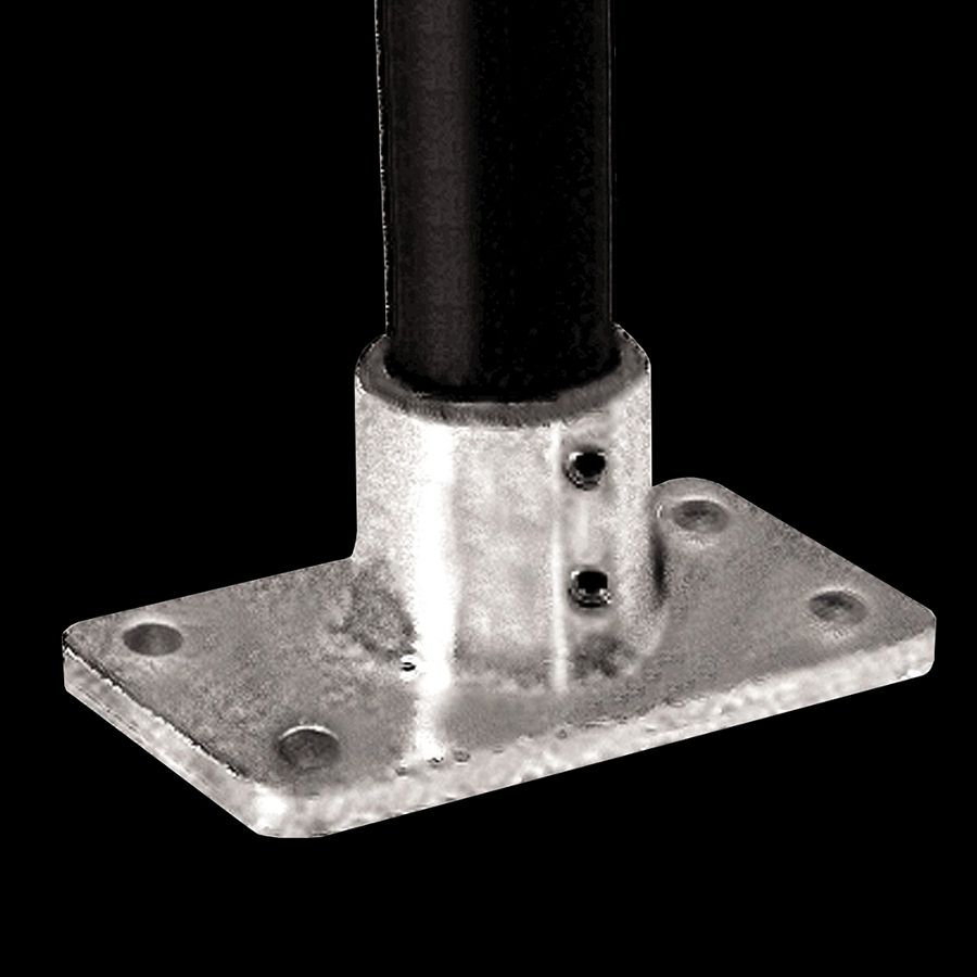 McNICHOLS® Handrail Components Slip-On, Flange, Heavy-Duty Fixed Base, Aluminum, Aluminum Alloy, No. 48 Heavy-Duty Base Flange, 2.400" Inside Diameter, Fits 2" Round Pipe with a 2.375" Outside Diameter McNICHOLS® Handrail Components Slip-On, Flange, Heavy-Duty Fixed Base, Aluminum, Aluminum Alloy, No. 48 Heavy-Duty Base Flange, 2.400" Inside Diameter, Fits 2" Round Pipe with a 2.375" Outside Diameter