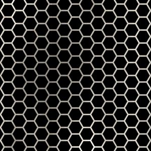 Hexagonal Hole Perforated Mesh for Ventilation and Heat Dissipation