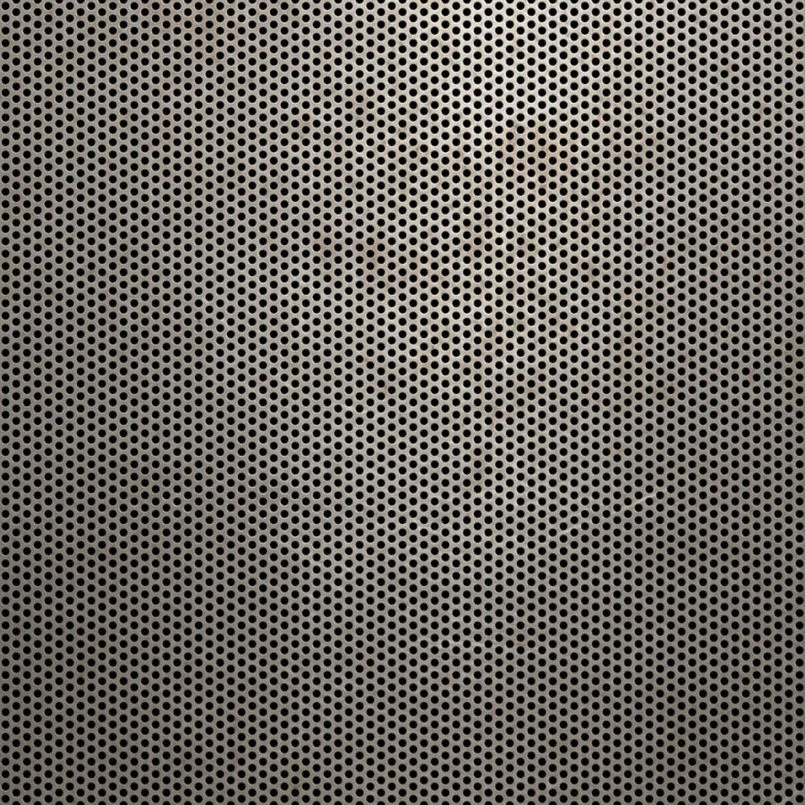 McNICHOLS® Perforated Metal Round, Carbon Steel, Cold Rolled, 20 Gauge (.0359" Thick), 1/16" Round on 3/32" Staggered Centers, 40% Open Area McNICHOLS® Perforated Metal Round, Carbon Steel, Cold Rolled, 20 Gauge (.0359" Thick), 1/16" Round on 3/32" Staggered Centers, 40% Open Area