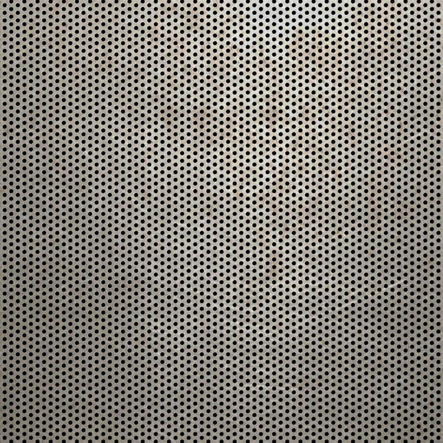 McNICHOLS® Perforated Metal Round, Carbon Steel, Cold Rolled, 16 Gauge (.0598" Thick), 1/16" Round on 7/64" Staggered Centers, 30% Open Area McNICHOLS® Perforated Metal Round, Carbon Steel, Cold Rolled, 16 Gauge (.0598" Thick), 1/16" Round on 7/64" Staggered Centers, 30% Open Area