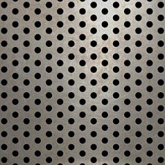 Perforated Metal - Carbon Steel IPA #128 - Round Hole 1/2 Diameter (11/16  Straggered)