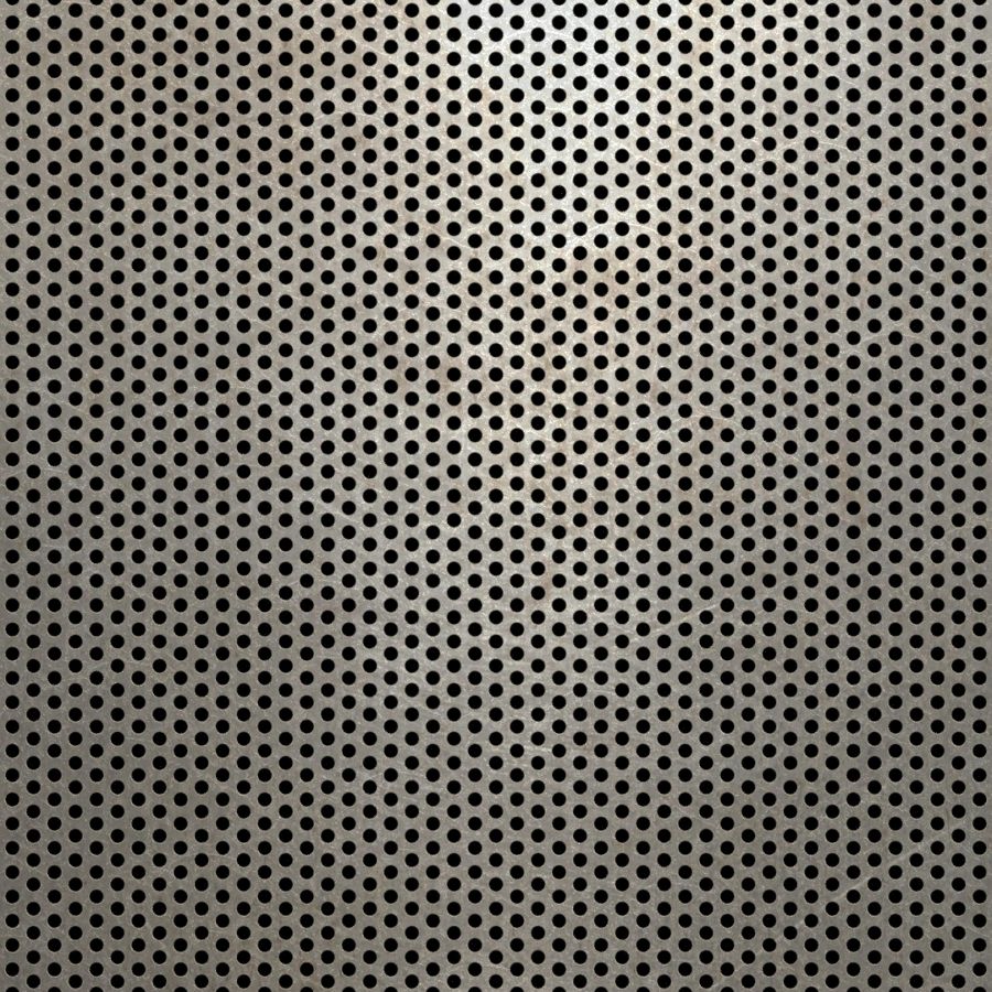 McNICHOLS® Perforated Metal Round, Carbon Steel, Cold Rolled, 22 Gauge (.0299" Thick), 3/32" Round on 5/32" Staggered Centers, 33% Open Area McNICHOLS® Perforated Metal Round, Carbon Steel, Cold Rolled, 22 Gauge (.0299" Thick), 3/32" Round on 5/32" Staggered Centers, 33% Open Area