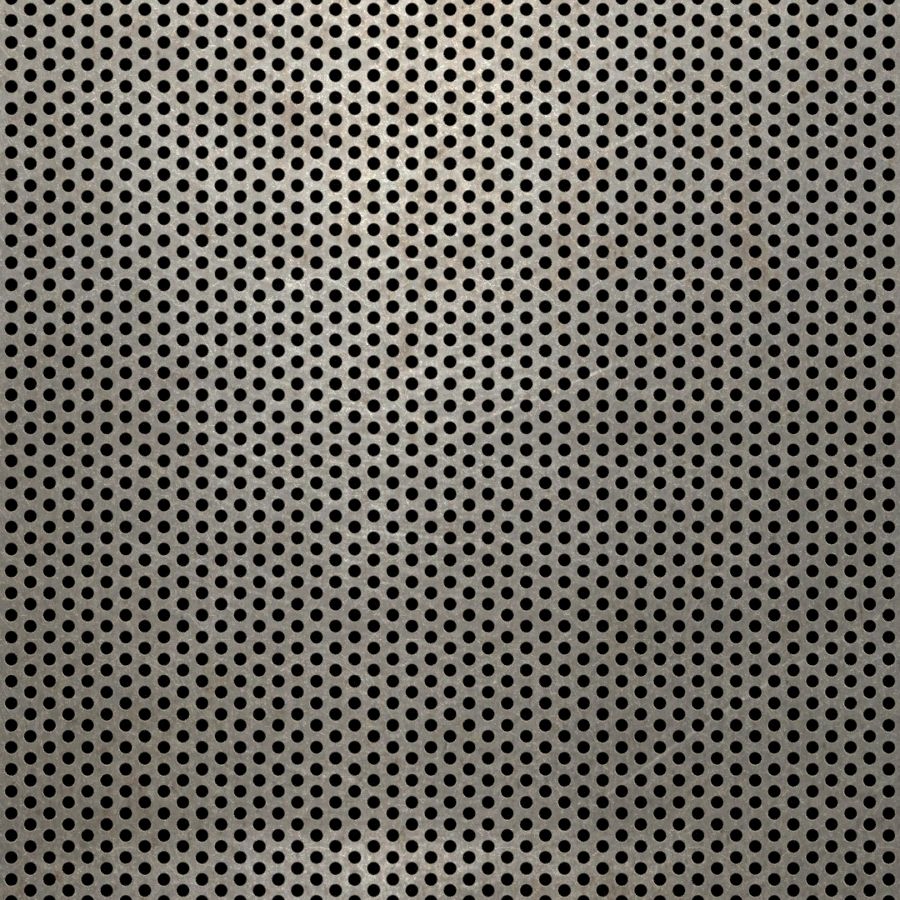 McNICHOLS® Perforated Metal Round, Carbon Steel, Cold Rolled, 24 Gauge (.0239" Thick), 3/32" Round on 5/32" Staggered Centers, 33% Open Area McNICHOLS® Perforated Metal Round, Carbon Steel, Cold Rolled, 24 Gauge (.0239" Thick), 3/32" Round on 5/32" Staggered Centers, 33% Open Area