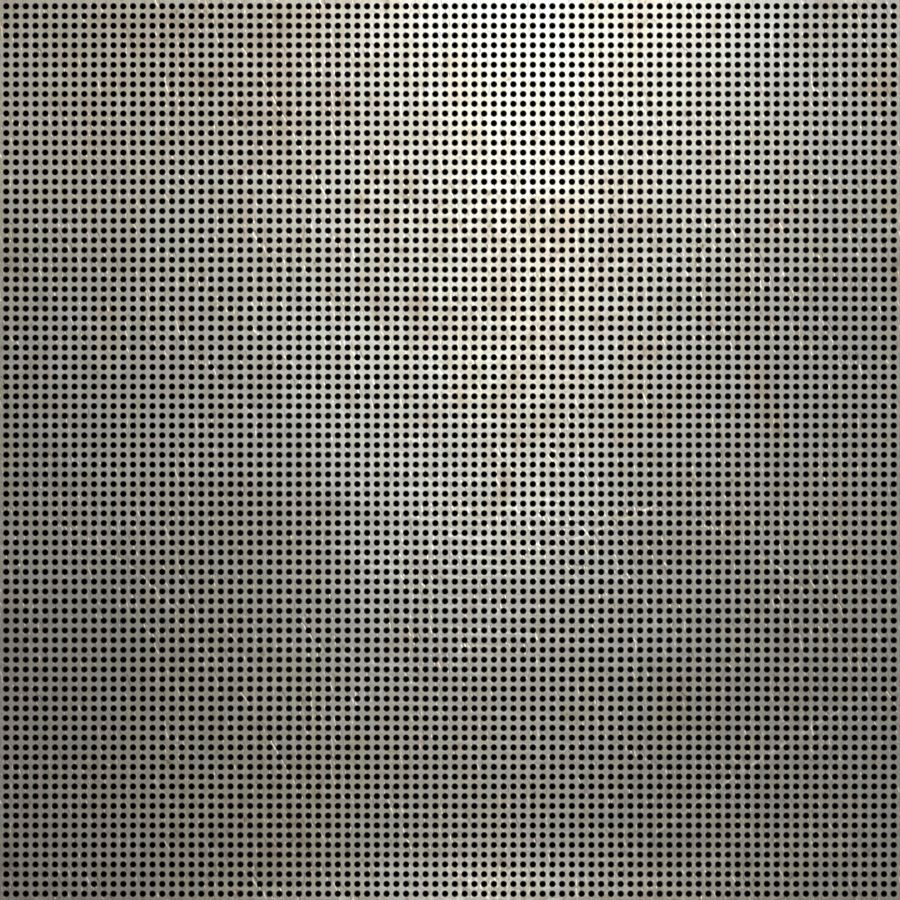 McNICHOLS® Perforated Metal Round, Carbon Steel, Cold Rolled, 24 Gauge (.0239" Thick), 0.045" Round on 0.088" Staggered Centers, 24% Open Area