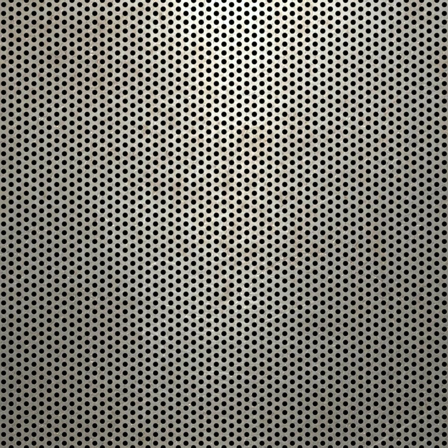 McNICHOLS® Perforated Metal Round, Carbon Steel, Cold Rolled, 18 Gauge (.0478" Thick), 5/64" Round on 1/8" Staggered Centers, 35% Open Area McNICHOLS® Perforated Metal Round, Carbon Steel, Cold Rolled, 18 Gauge (.0478" Thick), 5/64" Round on 1/8" Staggered Centers, 35% Open Area