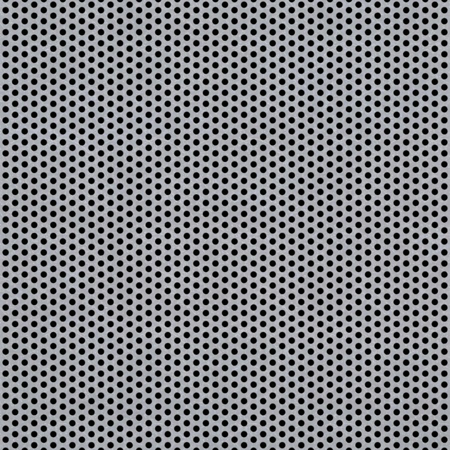 McNICHOLS® Perforated Metal Round, Aluminum, Alloy 3003-H14, .0320" Thick (20 Gauge), 3/32" Round on 5/32" Staggered Centers, 33% Open Area