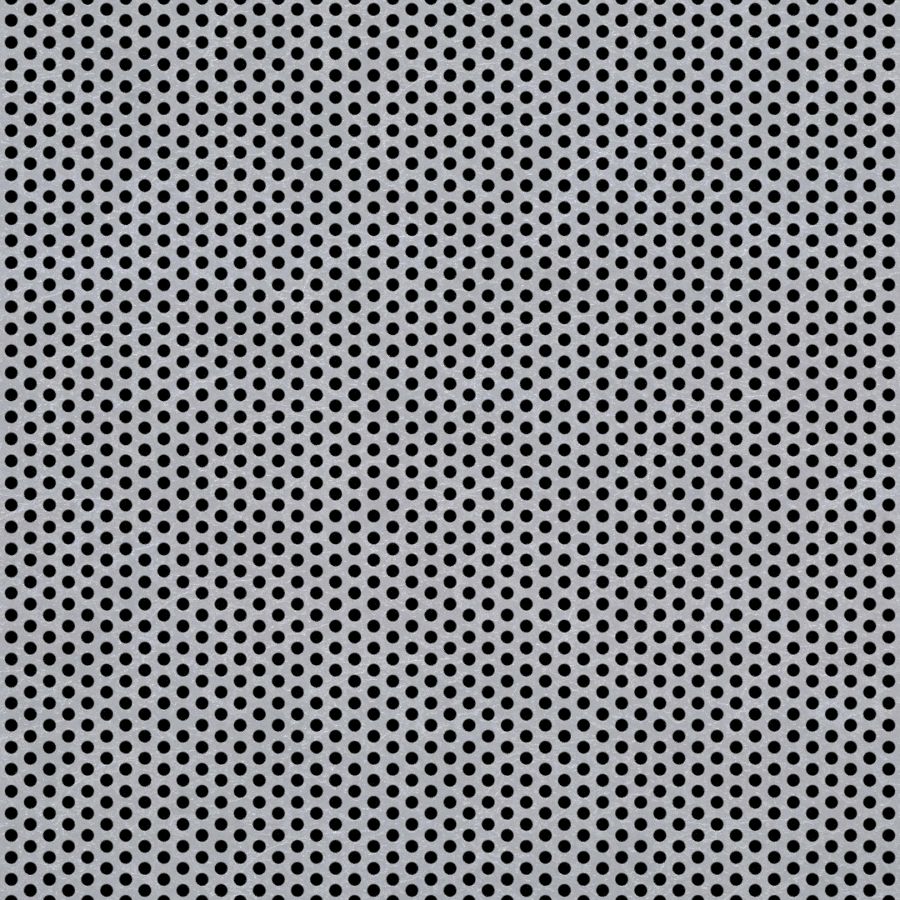 McNICHOLS® Perforated Metal Round, Aluminum, Alloy 3003-H14, .0630" Thick (14 Gauge), 3/32" Round on 5/32" Staggered Centers, 33% Open Area McNICHOLS® Perforated Metal Round, Aluminum, Alloy 3003-H14, .0630" Thick (14 Gauge), 3/32" Round on 5/32" Staggered Centers, 33% Open Area