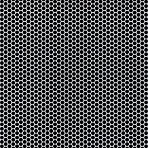 .05" Hole Dia. Perforated Staggered Steel Sheet .030" Thick x 24" x 24" 