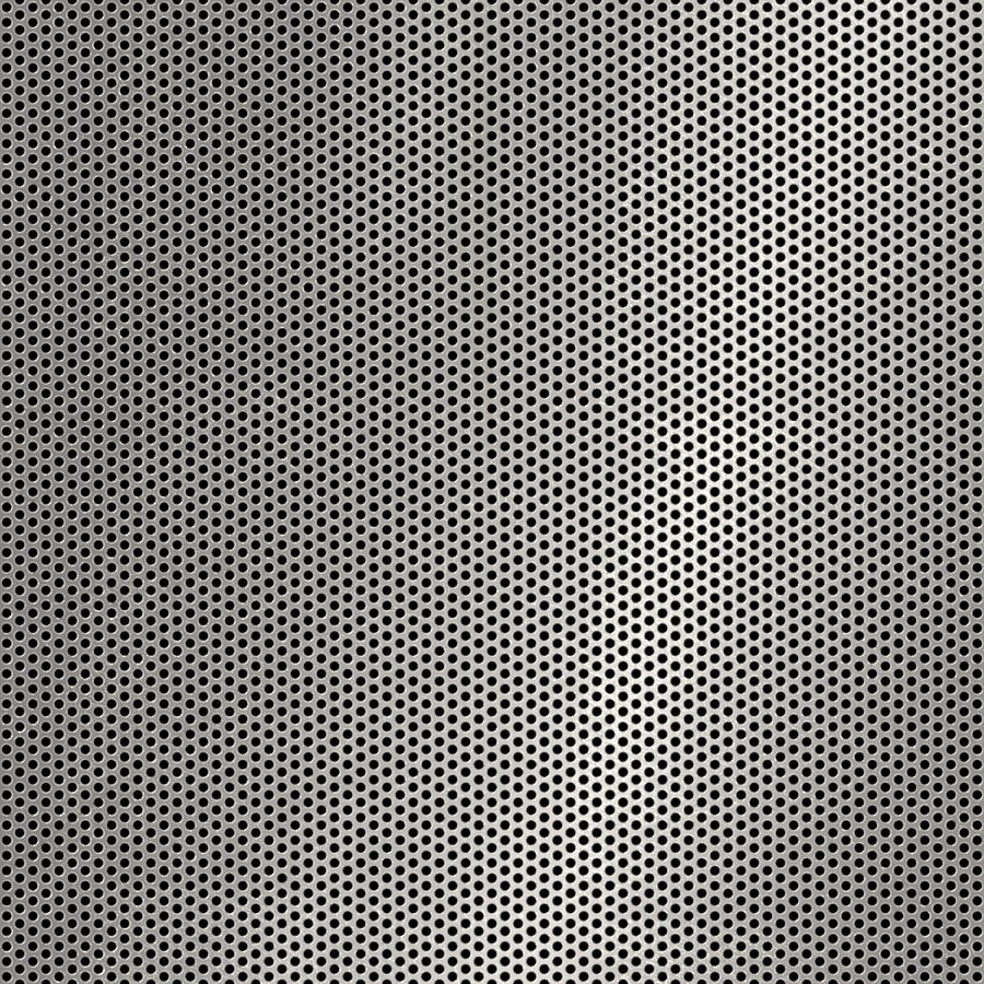 McNICHOLS® Perforated Metal Round, Stainless Steel, Type 304, 20 Gauge (.0375" Thick), 1/16" Round on 3/32" Staggered Centers, 40% Open Area McNICHOLS® Perforated Metal Round, Stainless Steel, Type 304, 20 Gauge (.0375" Thick), 1/16" Round on 3/32" Staggered Centers, 40% Open Area