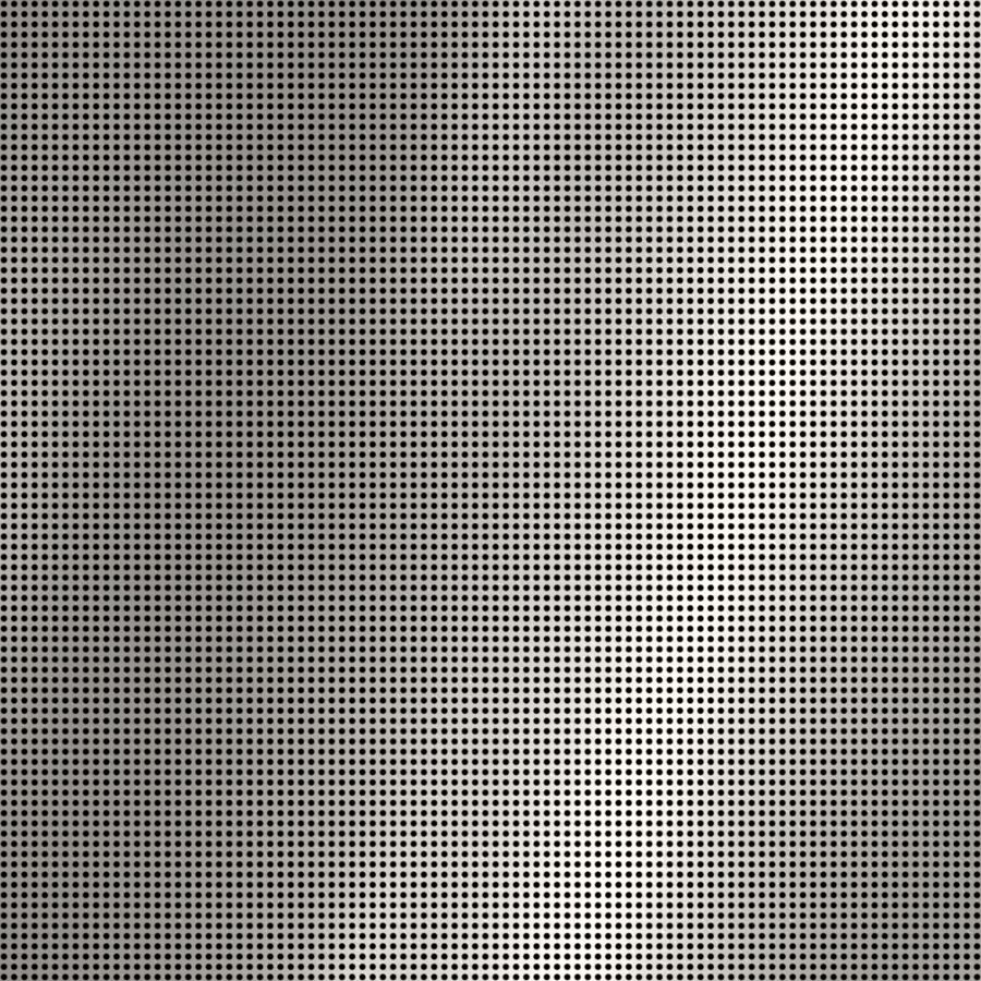 McNICHOLS® Perforated Metal Round, Stainless Steel, Type 304, 24 Gauge (.0250" Thick), 0.045" Round on 0.066" Straight Centers, 36% Open Area McNICHOLS® Perforated Metal Round, Stainless Steel, Type 304, 24 Gauge (.0250" Thick), 0.045" Round on 0.066" Straight Centers, 36% Open Area