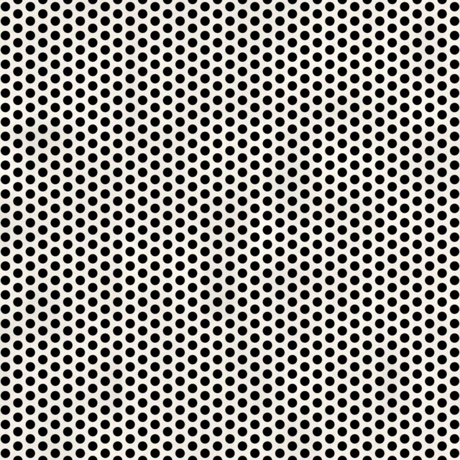 McNICHOLS® Perforated Metal Round, PLASTIPERF™, Plastic, Polypropylene, 16 Gauge (.0598" Thick), 1/8" Round on 3/16" Staggered Centers, 40% Open Area McNICHOLS® Perforated Metal Round, PLASTIPERF™, Plastic, Polypropylene, 16 Gauge (.0598" Thick), 1/8" Round on 3/16" Staggered Centers, 40% Open Area