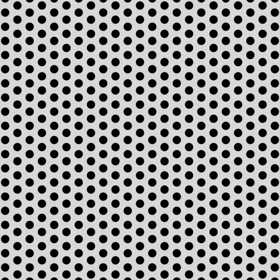McNICHOLS® Perforated Plastic Round, PLASTIPERF™ 1133, Plastic, Polypropylene, 11 Gauge (.1196" Thick), 3/16" Round on 5/16" Staggered Centers, 33% Open Area McNICHOLS® Perforated Plastic Round, PLASTIPERF™ 1133, Plastic, Polypropylene, 11 Gauge (.1196" Thick), 3/16" Round on 5/16" Staggered Centers, 33% Open Area