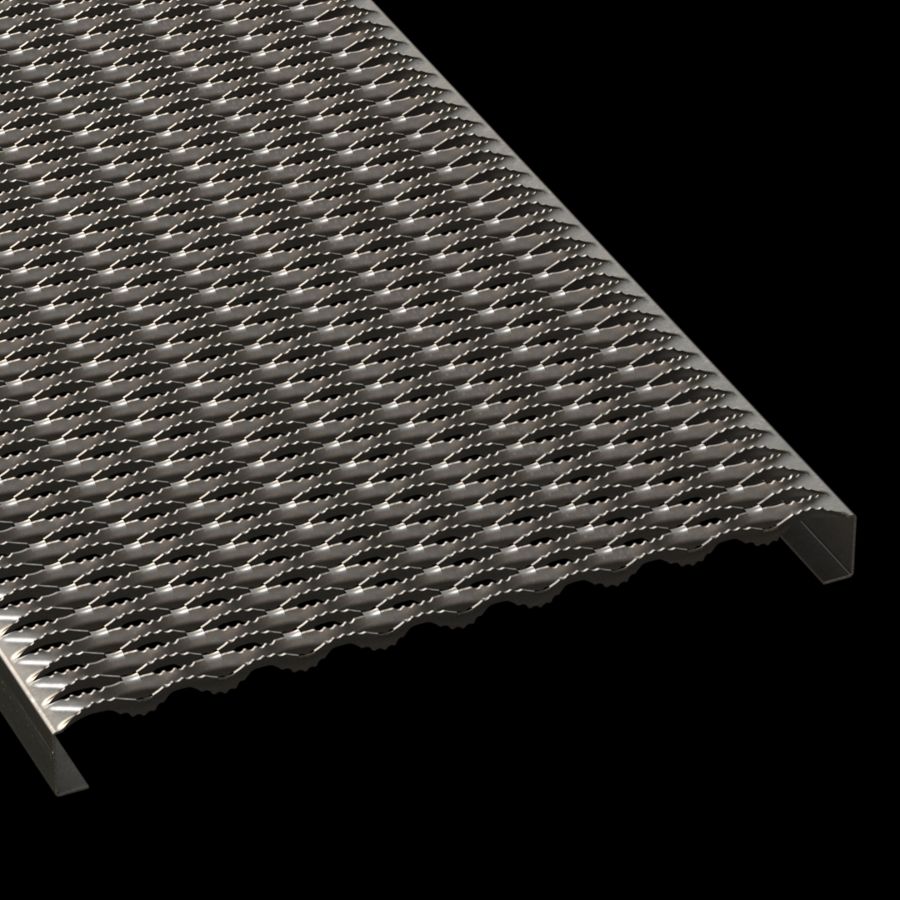 McNICHOLS® Plank Grating Plank, GRIP STRUT®, Carbon Steel, HRPO, 14 Gauge (.0747" Thick), 10-Diamond (24" Width), 2" Channel Depth, Serrated Surface, 47% Open Area McNICHOLS® Plank Grating Plank, GRIP STRUT®, Carbon Steel, HRPO, 14 Gauge (.0747" Thick), 10-Diamond (24" Width), 2" Channel Depth, Serrated Surface, 47% Open Area