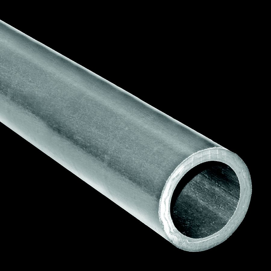 McNICHOLS® Structural Shapes Round Tube, EXTREN®, Fiberglass, SPF Polyester Resin, Gray, 1/8" Thick (.1250" Thick), 1-1/4" Round Tube, 1" Inside Diameter, 1-1/4" Outside Diameter