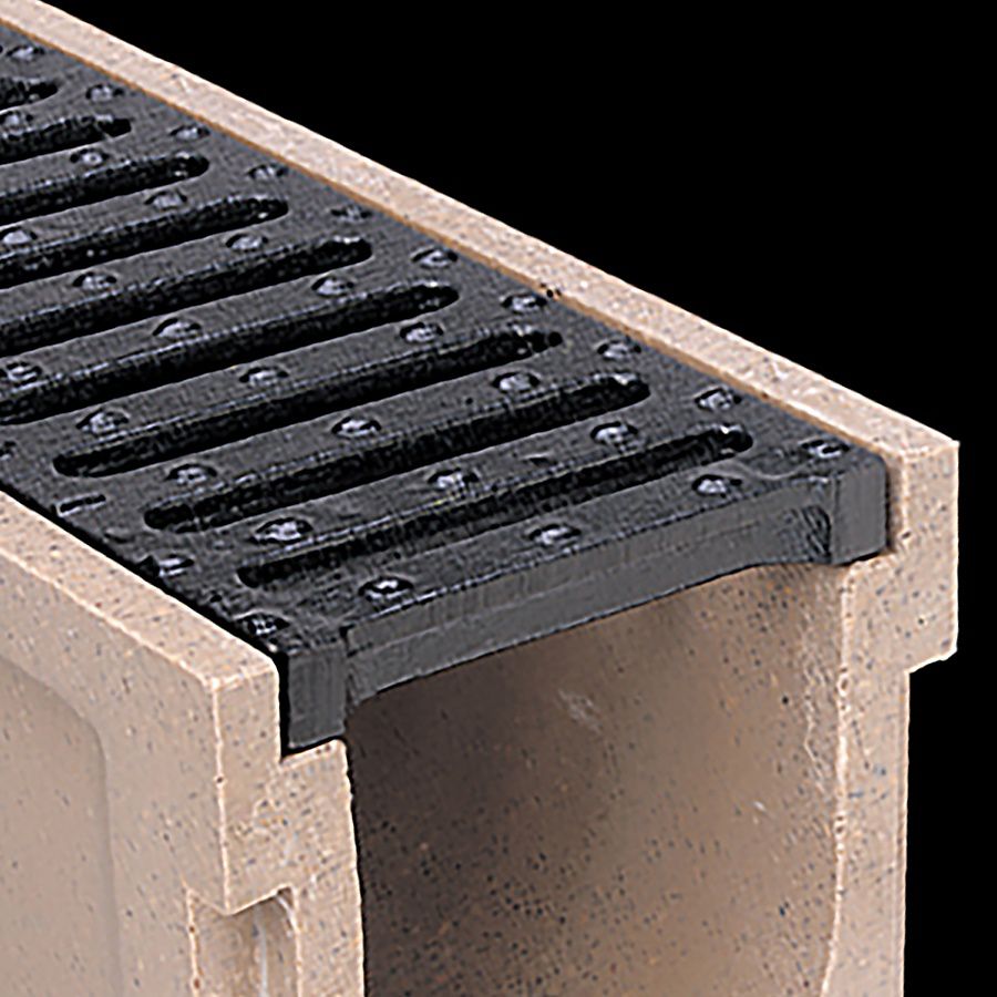 McNICHOLS® Trench Drain System, POLYCAST® Series 600, Polymer Concrete, Kit 2 - 40-Linear Feet McNICHOLS® Trench Drain System, POLYCAST® Series 600, Polymer Concrete, Kit 2 - 40-Linear Feet
