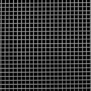 McNICHOLS&reg; Wire Mesh Square, HARDWARE & INDUSTRIAL CLOTH 2381, Galvanized Steel, Hot Dipped, Welded - Trimmed, 4 x 4 Mesh (Square), 0.2250" x 0.2250" Opening (Square), 0.025" Thick (23-1/4 Gauge) Wire Diameter, 81% Open Area