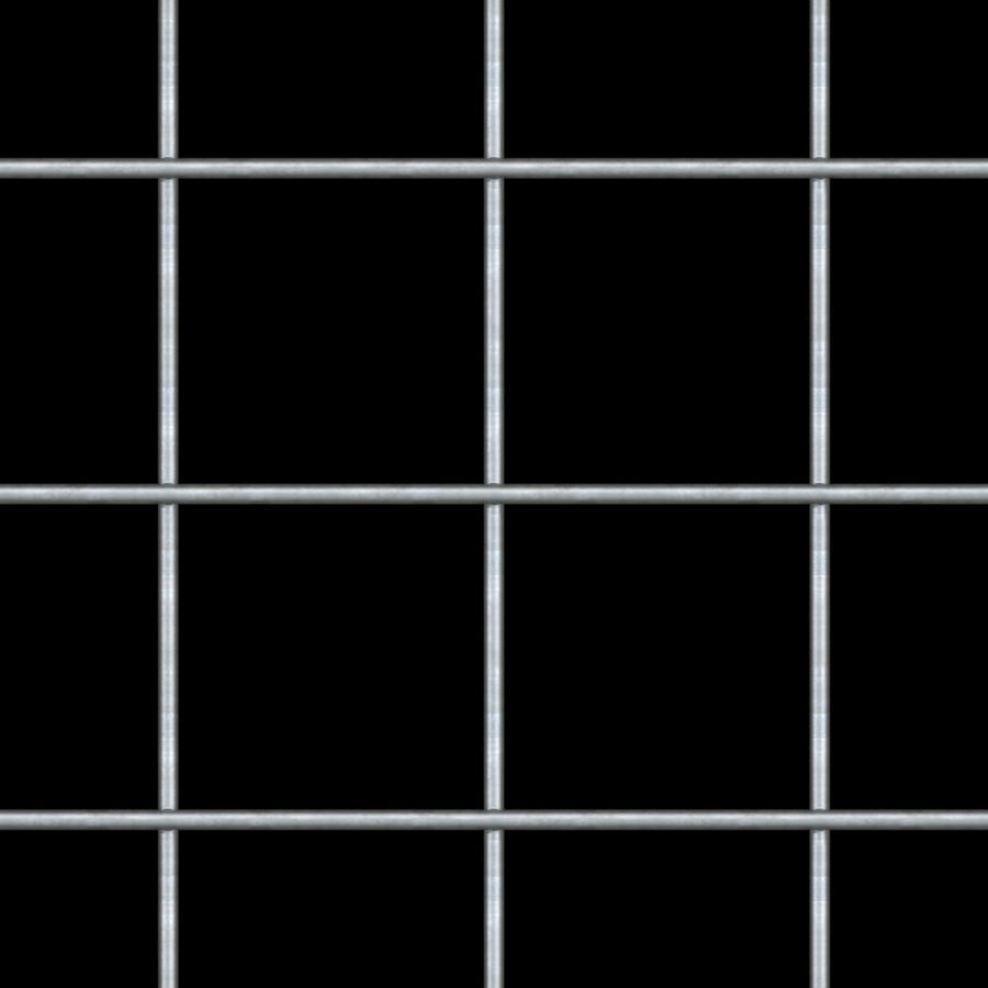 McNICHOLS® Wire Mesh Square, Galvanized Steel, Hot Dipped, Welded - Trimmed, 2" x 2" Mesh (Square), 1.8800" x 1.8800" Opening (Square), 0.120" Thick (11 Gauge) Wire Diameter, 88% Open Area McNICHOLS® Wire Mesh Square, Galvanized Steel, Hot Dipped, Welded - Trimmed, 2" x 2" Mesh (Square), 1.8800" x 1.8800" Opening (Square), 0.120" Thick (11 Gauge) Wire Diameter, 88% Open Area