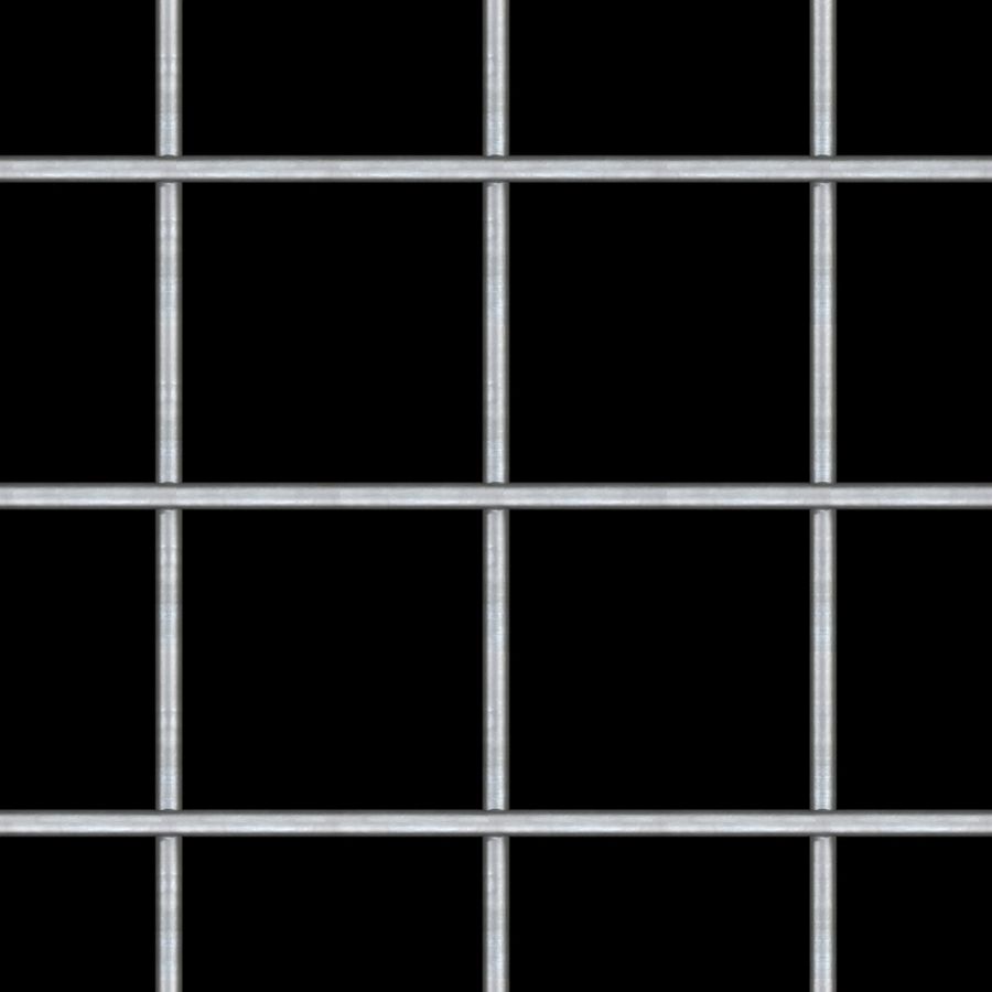 McNICHOLS® Wire Mesh Square, Galvanized Steel, Hot Dipped, Welded - Trimmed, 2" x 2" Mesh (Square), 1.8400" x 1.8400" Opening (Square), 0.160" Thick (8-1/4 Gauge) Wire Diameter, 85% Open Area McNICHOLS® Wire Mesh Square, Galvanized Steel, Hot Dipped, Welded - Trimmed, 2" x 2" Mesh (Square), 1.8400" x 1.8400" Opening (Square), 0.160" Thick (8-1/4 Gauge) Wire Diameter, 85% Open Area