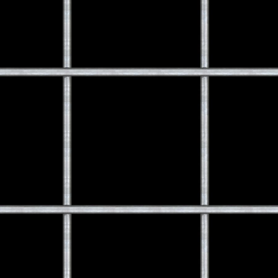 McNICHOLS® Wire Mesh Square, Galvanized Steel, Hot Dipped, Welded - Trimmed, 3" x 3" Mesh (Square), 2.8120" x 2.8120" Opening (Square), 0.188" Thick (6-1/4 Gauge) Wire Diameter, 88% Open Area McNICHOLS® Wire Mesh Square, Galvanized Steel, Hot Dipped, Welded - Trimmed, 3" x 3" Mesh (Square), 2.8120" x 2.8120" Opening (Square), 0.188" Thick (6-1/4 Gauge) Wire Diameter, 88% Open Area
