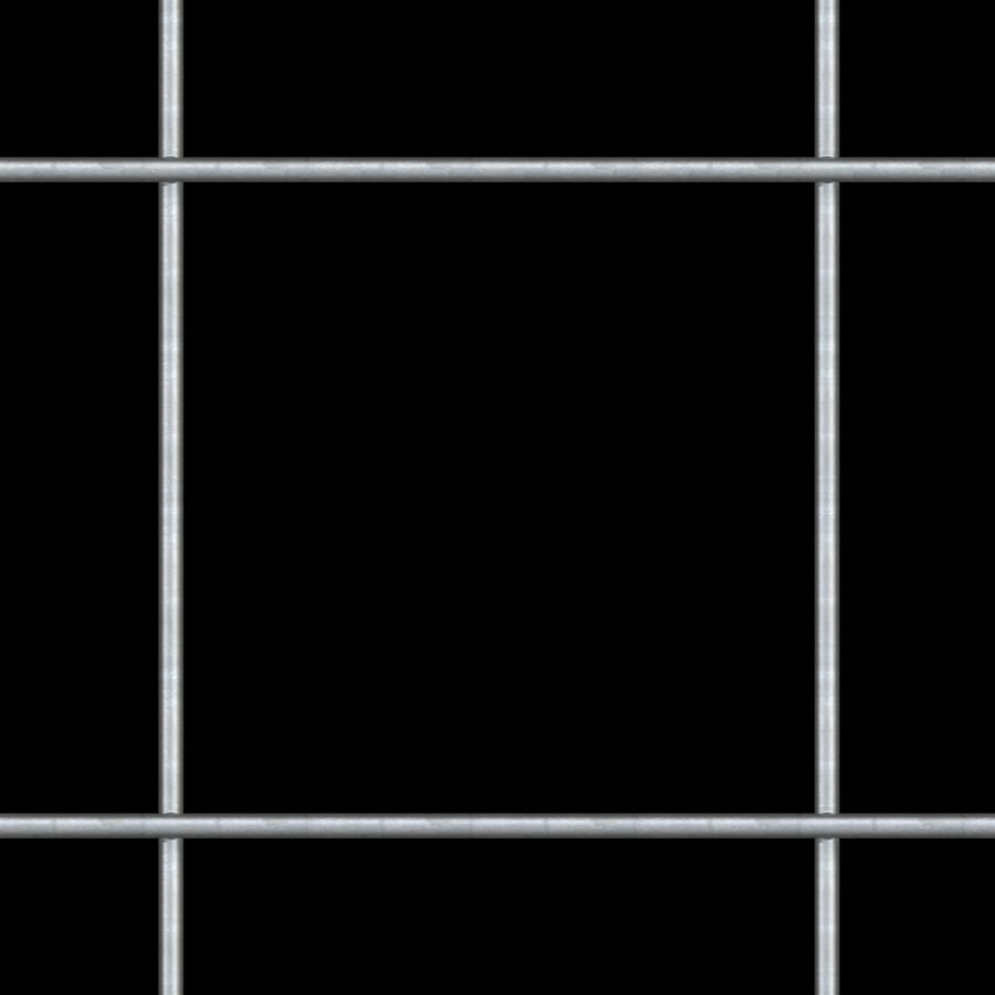 McNICHOLS® Wire Mesh Square, Galvanized Steel, Hot Dipped, Welded - Trimmed, 4" x 4" Mesh (Square), 3.8520" x 3.8520" Opening (Square), 0.148" Thick (9 Gauge) Wire Diameter, 92% Open Area McNICHOLS® Wire Mesh Square, Galvanized Steel, Hot Dipped, Welded - Trimmed, 4" x 4" Mesh (Square), 3.8520" x 3.8520" Opening (Square), 0.148" Thick (9 Gauge) Wire Diameter, 92% Open Area