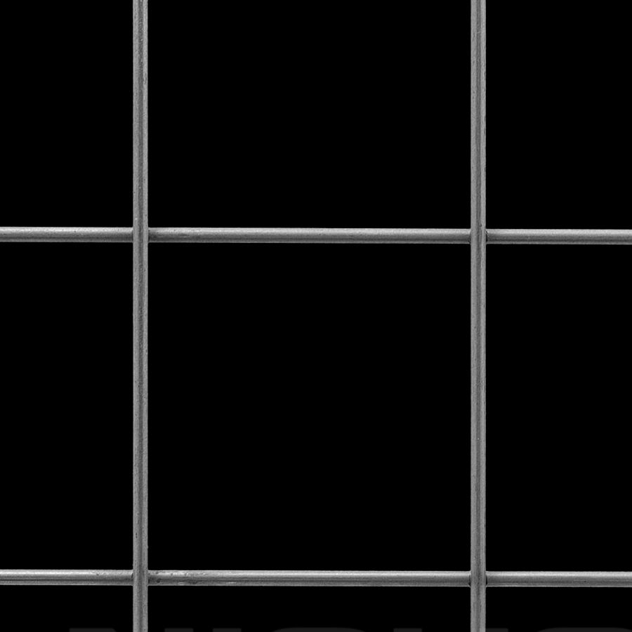 McNICHOLS® Wire Mesh Square, Carbon Steel, Cold Rolled, Welded - Untrimmed, 3" x 3" Mesh (Square), 2.8650" x 2.8650" Opening (Square), 0.135" Thick (10 Gauge) Wire Diameter, 91% Open Area