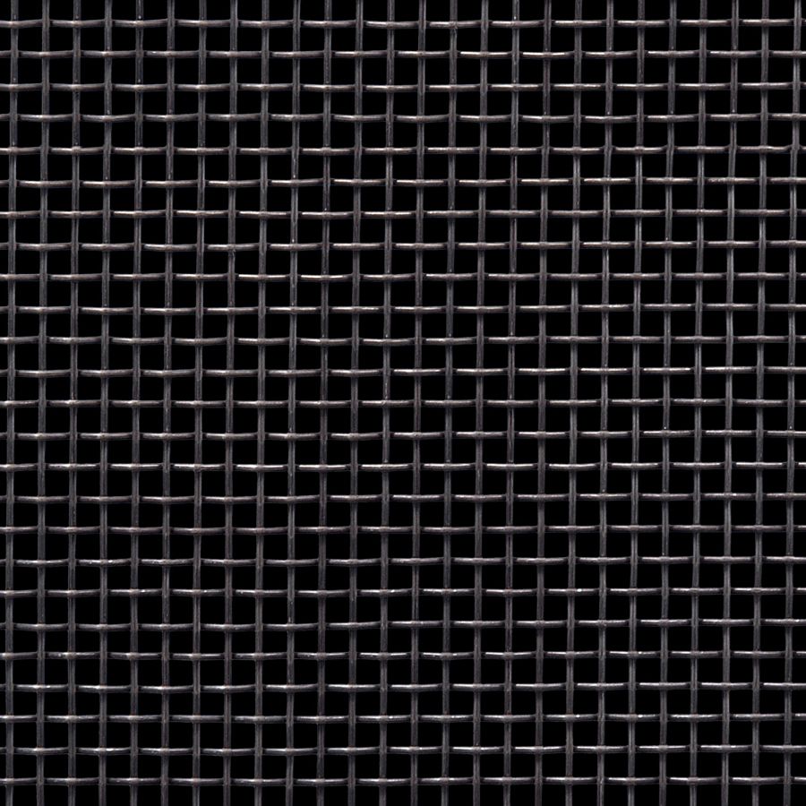 McNICHOLS® Wire Mesh Square, Carbon Steel, Cold Rolled, Woven - Plain Weave, 4 x 4 Mesh (Square), 0.1870" x 0.1870" Opening (Square), 0.063" Thick (16 Gauge) Wire Diameter, 56% Open Area