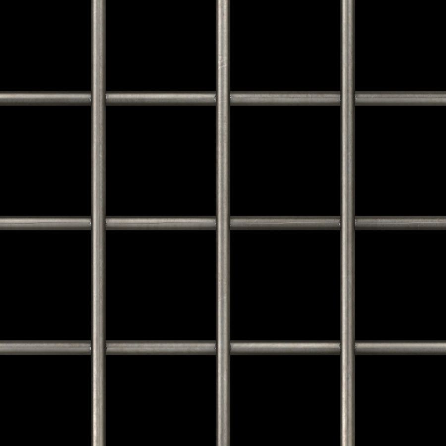 McNICHOLS® Wire Mesh Square, Carbon Steel, Cold Rolled, Welded - Trimmed, 2" x 2" Mesh (Square), 1.7680" x 1.7680" Opening (Square), 0.232" Thick (3-3/4 Gauge) Wire Diameter, 78% Open Area McNICHOLS® Wire Mesh Square, Carbon Steel, Cold Rolled, Welded - Trimmed, 2" x 2" Mesh (Square), 1.7680" x 1.7680" Opening (Square), 0.232" Thick (3-3/4 Gauge) Wire Diameter, 78% Open Area