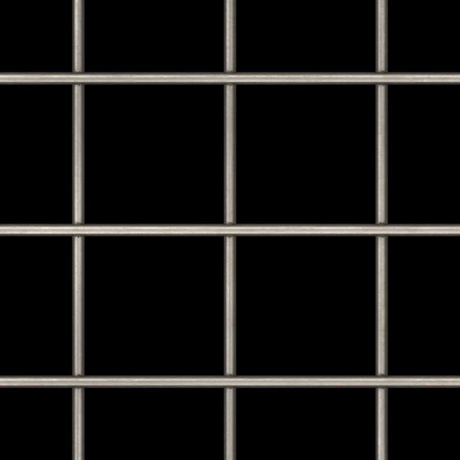 McNICHOLS® Wire Mesh Square, Carbon Steel, Cold Rolled, Welded - Trimmed, 2" x 2" Mesh (Square), 1.8400" x 1.8400" Opening (Square), 0.160" Thick (8-1/4 Gauge) Wire Diameter, 85% Open Area McNICHOLS® Wire Mesh Square, Carbon Steel, Cold Rolled, Welded - Trimmed, 2" x 2" Mesh (Square), 1.8400" x 1.8400" Opening (Square), 0.160" Thick (8-1/4 Gauge) Wire Diameter, 85% Open Area