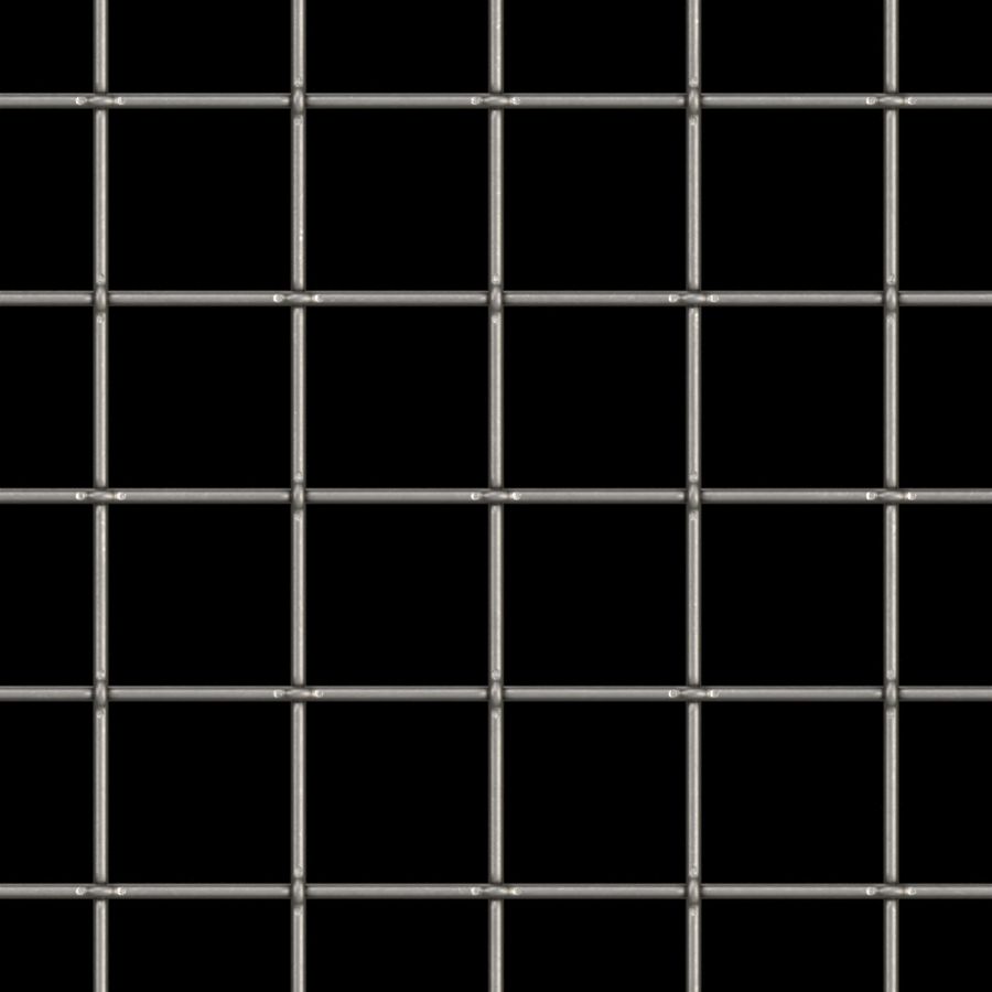 McNICHOLS® Wire Mesh Square, Carbon Steel, Cold Rolled, Woven - Lock Crimp Weave, 2.0000" x 2.0000" Opening (Square), 0.162" Thick (8 Gauge) Wire Diameter, 86% Open Area McNICHOLS® Wire Mesh Square, Carbon Steel, Cold Rolled, Woven - Lock Crimp Weave, 2.0000" x 2.0000" Opening (Square), 0.162" Thick (8 Gauge) Wire Diameter, 86% Open Area