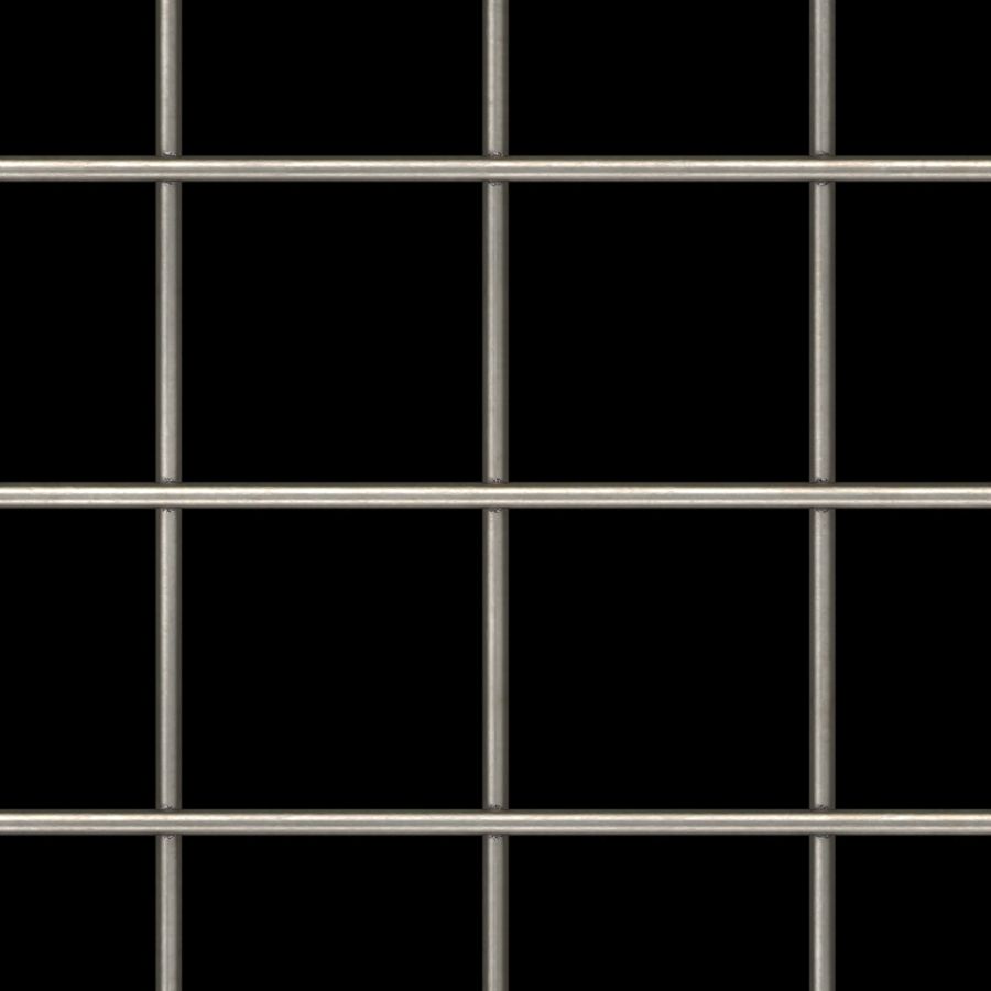McNICHOLS® Wire Mesh Square, Carbon Steel, Cold Rolled, Welded - Trimmed, 2" x 2" Mesh (Square), 1.8440" x 1.8440" Opening (Square), 0.156" Thick (8-1/2 Gauge) Wire Diameter, 85% Open Area McNICHOLS® Wire Mesh Square, Carbon Steel, Cold Rolled, Welded - Trimmed, 2" x 2" Mesh (Square), 1.8440" x 1.8440" Opening (Square), 0.156" Thick (8-1/2 Gauge) Wire Diameter, 85% Open Area