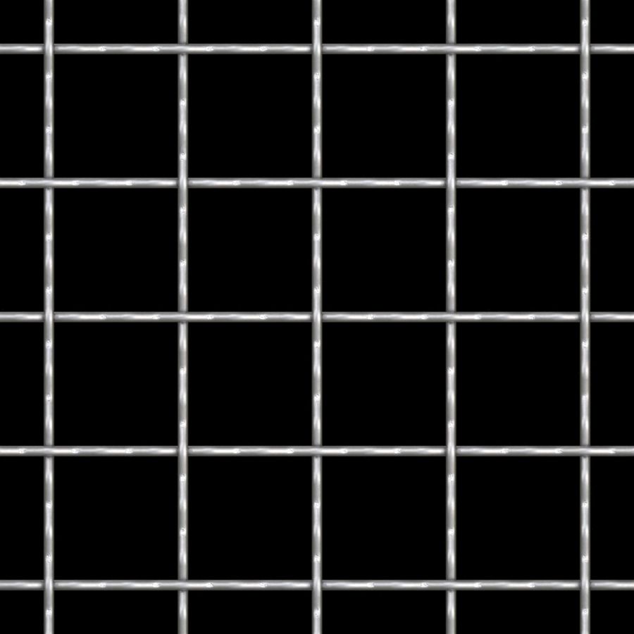 McNICHOLS® Wire Mesh Square, Aluminum, Alloy 1350-H19, Woven - Intercrimp Weave, I5I5 Crimp Style, 1.5000" x 1.5000" Opening (Square), 0.120" Thick (11 Gauge) Wire Diameter, 86% Open Area McNICHOLS® Wire Mesh Square, Aluminum, Alloy 1350-H19, Woven - Intercrimp Weave, I5I5 Crimp Style, 1.5000" x 1.5000" Opening (Square), 0.120" Thick (11 Gauge) Wire Diameter, 86% Open Area