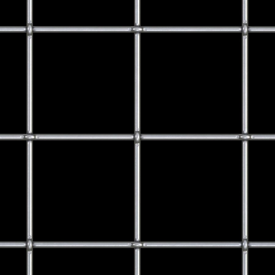 McNICHOLS® Wire Mesh Square, Aluminum, Alloy 1350-H18, Woven - Lock Crimp Weave, 4.0000" x 4.0000" Opening (Square), 0.250" Thick (2-3/4 Gauge) Wire Diameter, 89% Open Area McNICHOLS® Wire Mesh Square, Aluminum, Alloy 1350-H18, Woven - Lock Crimp Weave, 4.0000" x 4.0000" Opening (Square), 0.250" Thick (2-3/4 Gauge) Wire Diameter, 89% Open Area