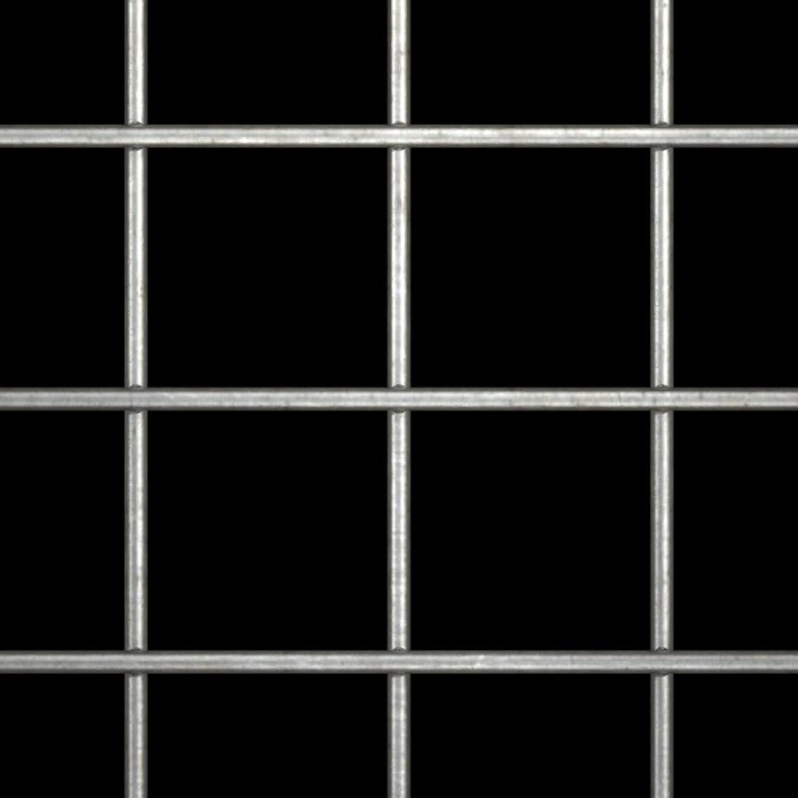 McNICHOLS® Wire Mesh Square, Stainless Steel, Type 304, Welded - Untrimmed, 2.0000" x 2.0000" Opening (Square), 0.188" Thick (6-1/4 Gauge) Wire Diameter, 84% Open Area McNICHOLS® Wire Mesh Square, Stainless Steel, Type 304, Welded - Untrimmed, 2.0000" x 2.0000" Opening (Square), 0.188" Thick (6-1/4 Gauge) Wire Diameter, 84% Open Area