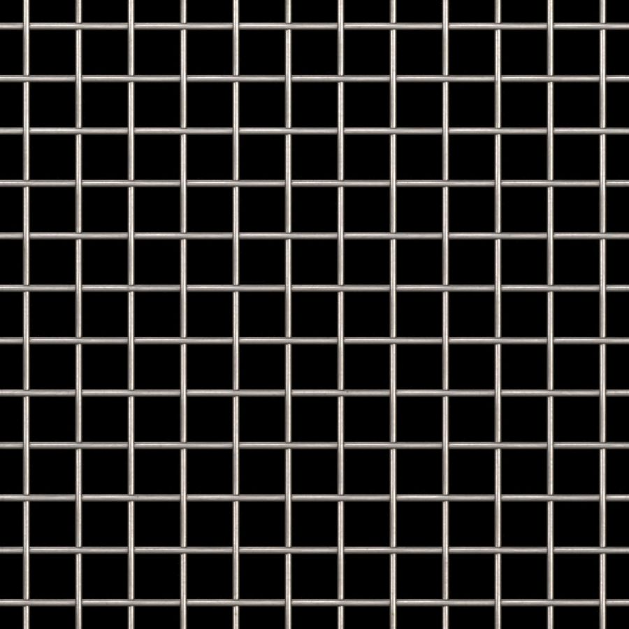 McNICHOLS® Wire Mesh Square, Stainless Steel, Type 304, Woven - Plain Weave, 2 x 2 Mesh (Square), 0.4370" x 0.4370" Opening (Square), 0.063" Thick (16 Gauge) Wire Diameter, 76% Open Area McNICHOLS® Wire Mesh Square, Stainless Steel, Type 304, Woven - Plain Weave, 2 x 2 Mesh (Square), 0.4370" x 0.4370" Opening (Square), 0.063" Thick (16 Gauge) Wire Diameter, 76% Open Area