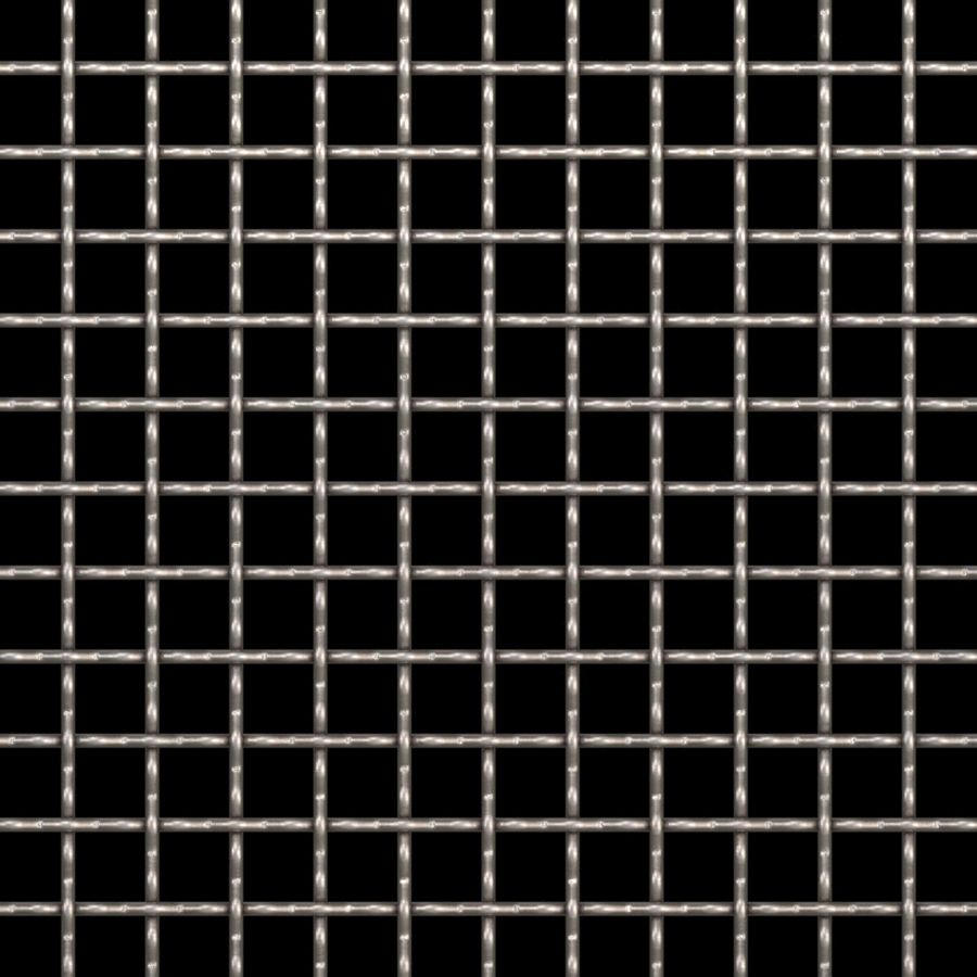 McNICHOLS® Wire Mesh Square, Stainless Steel, Type 304, Woven - Intercrimp Weave, I3I3 Crimp Style, 2 x 2 Mesh (Square), 0.4200" x 0.4200" Opening (Square), 0.080" Thick (14 Gauge) Wire Diameter, 71% Open Area McNICHOLS® Wire Mesh Square, Stainless Steel, Type 304, Woven - Intercrimp Weave, I3I3 Crimp Style, 2 x 2 Mesh (Square), 0.4200" x 0.4200" Opening (Square), 0.080" Thick (14 Gauge) Wire Diameter, 71% Open Area