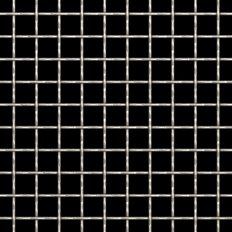 McNICHOLS® Wire Mesh Square, Stainless Steel, Type 304, Woven - Intercrimp Weave, I3I3 Crimp Style, 2 x 2 Mesh (Square), 0.4370" x 0.4370" Opening (Square), 0.063" Thick (16 Gauge) Wire Diameter, 76% Open Area McNICHOLS® Wire Mesh Square, Stainless Steel, Type 304, Woven - Intercrimp Weave, I3I3 Crimp Style, 2 x 2 Mesh (Square), 0.4370" x 0.4370" Opening (Square), 0.063" Thick (16 Gauge) Wire Diameter, 76% Open Area